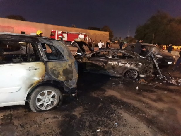 سقوط صاروخ على مقر جهاز أمن عراقي في بغداد