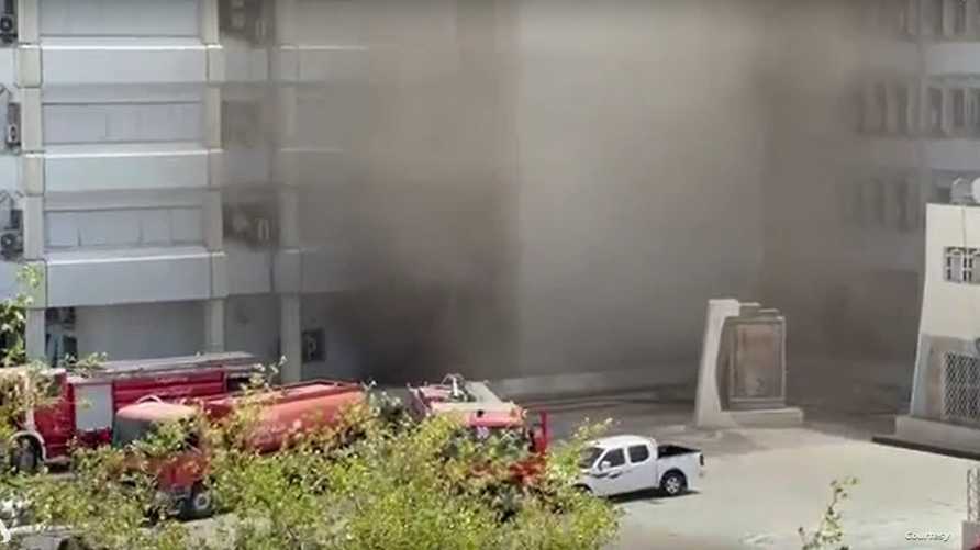 حريق في مدينة الطب وسط بغداد.. وإجلاء للمرضى