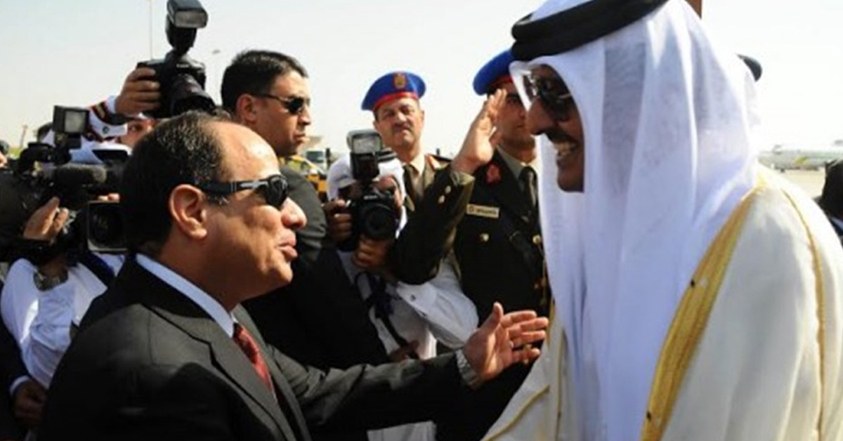 السيسي وأمير قطر يتبادلان التهنئة لأول مرة منذ بيان قمة “العلا”