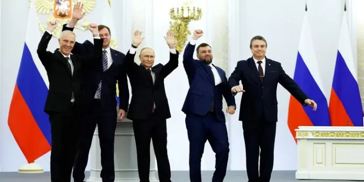 بوتين: أنشأنا أوكرانيا جديدة بعد ضم الأقاليم الـ4.. وسننتصر