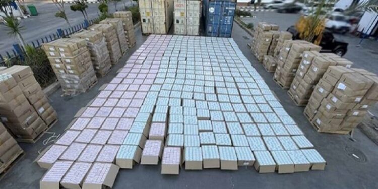 الامن المصري.. يضبط كمية ضخمة من الأقراص المخدرة في ميناء الإسكندرية (صور)