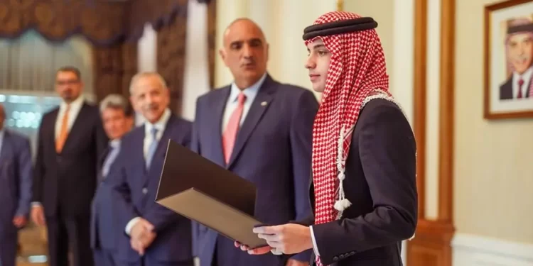 مرسوم ملكي هاشمي بتنصيب الأمير هاشم نائباً للملك عبدالله الثاني بن الحسين