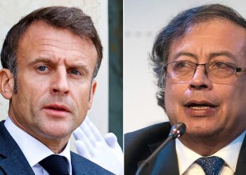 الرئيس الفرنسي موجهاً كلامه للرئيس الكولومبي”لا أقبل الدروس من مثلك”
