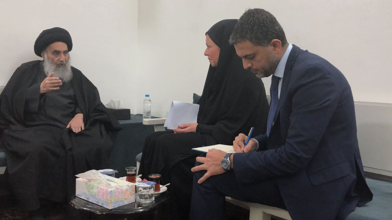 السيستاني يرد على الغرب بلغتهم.. نرفض الاغتيالات والاختطاف وانتشار السلاح واستهداف إيران