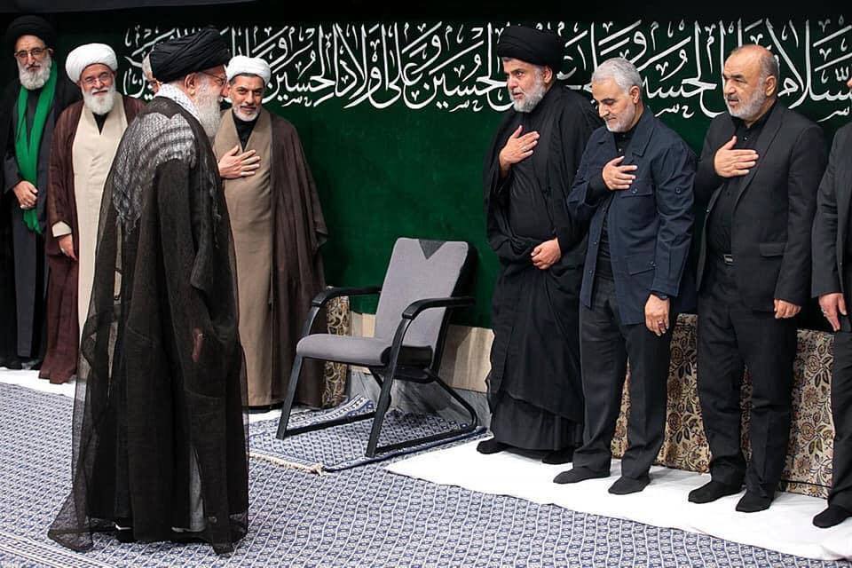 الصدر يحتفل بعاشوراء مع خامنئي وقاسم سليماني
