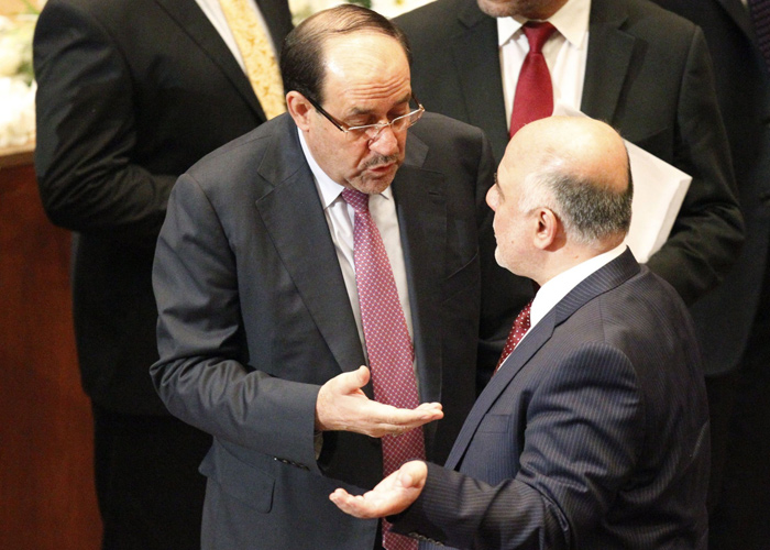 المالكي يكشف عن توقيعه اتفاقا مع العبادي على دمج نتائجهما الانتخابية بعد الاقتراع