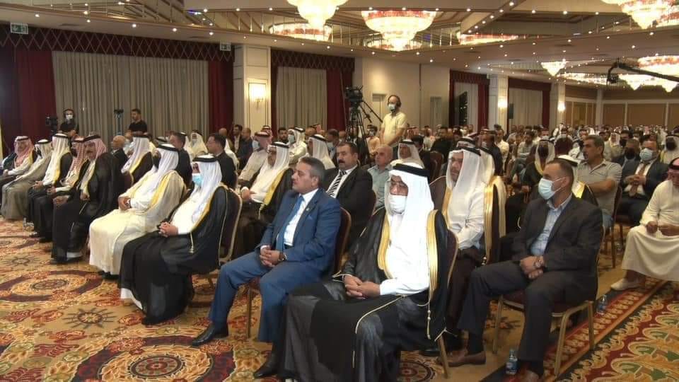 قبيلة الحلابسة في الانبار تعلن برائتها من الخائن “ريسان ذعار علاوي” لمشاركته في مؤتمر التطبيع