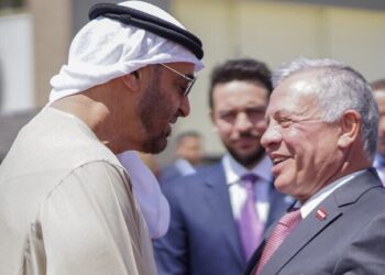الشيخ محمد بن زايد يصل إلى الأردن في زيارة رسمية