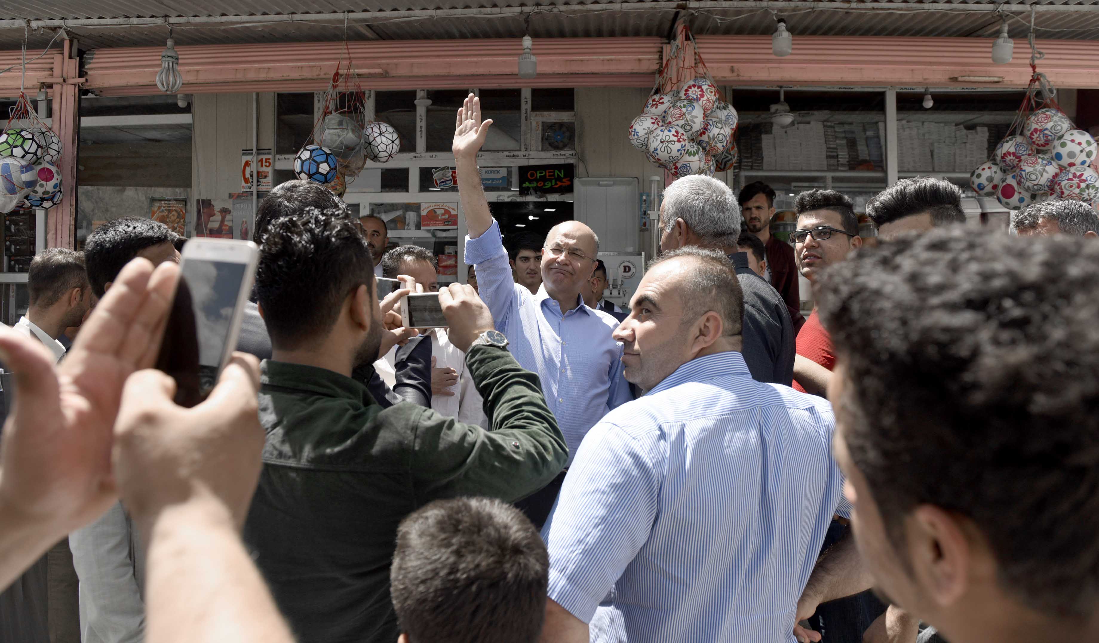 دعم ايراني لتسنم برهم صالح رئاسة العراق