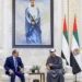 رئيس دولة الامارات والرئيس المصري يبحثان التطورات الإقليمية