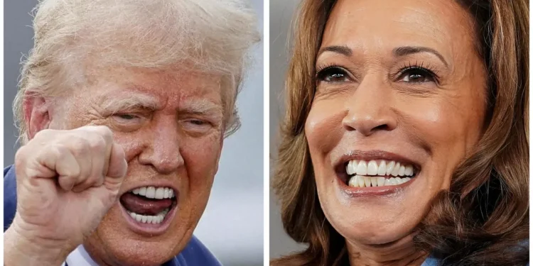 استطلاع يكشف تقدم المرشح الجمهوري وهاريس تصف ترامب بالفاشي..