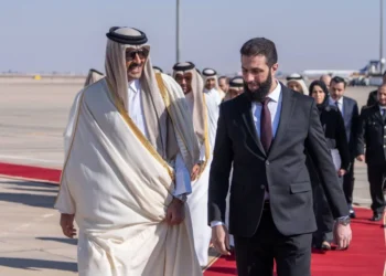 الأمير تميم يلتقي في دمشق الرئيس السوري الانتقالي أحمد الشرع