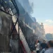 مصر.. حريق ضخم يلتهم سوقا عمره 70 عاما في السيدة زينب