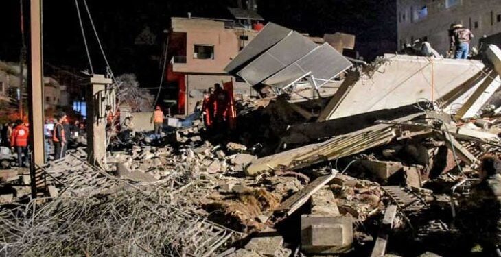 عشرة قتلى في حصيلة جديدة جراء قصف جوي إسرائيلي على حمص- (صور وفيديو)