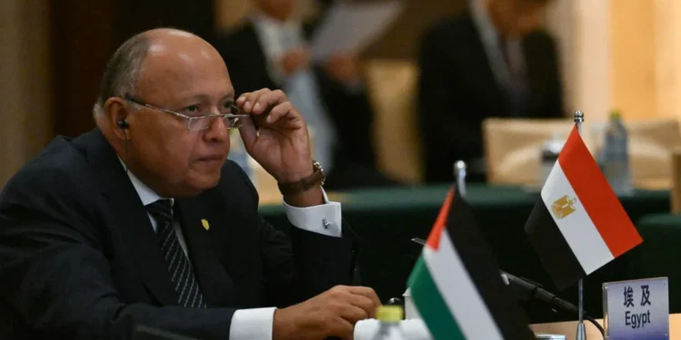 سامح شكري يتحدث عن “البديل الوحيد” للحرب في غزة