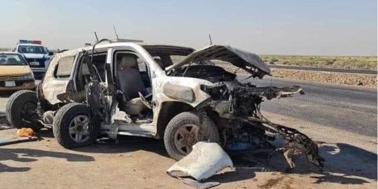 مصرع شقيقة وابنة وزير النفط العراقي بحادث مروع