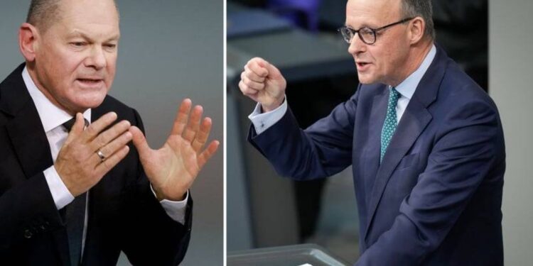 استطلاع يظهر أغلبية واضحة من الألمان تؤيد ميرتس لمنصب المستشار بدل شولتس