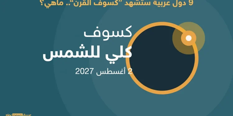 9 دول عربية ستتأثر بـ “كسوف القرن”.. ماهي؟
