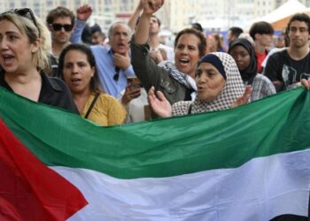 الامن الفرنسي يمنع تجمّعين في باريس مؤيدين للفلسطينيين- (فيديو)