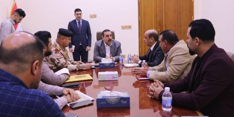 محافظ الأنبار يوقف ترويج معاملات قطع الأراضي منطقة الرحالية