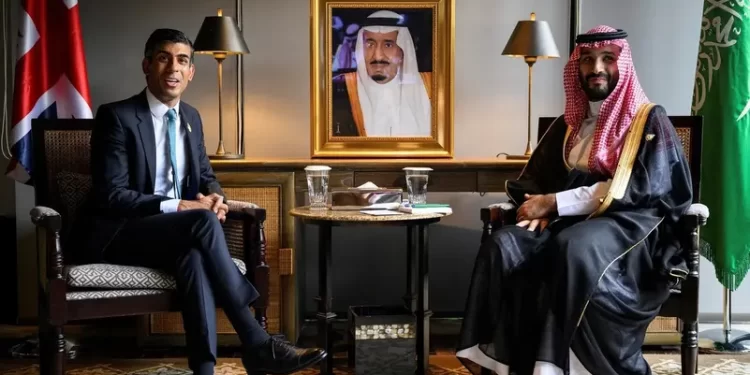 الأمير محمد بن سلمان وسوناك: سلوك إيران يهدد المنطقة