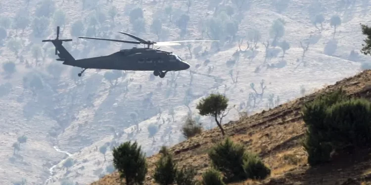 قتلى إثر تحطم مروحية تركية في كردستان العراق