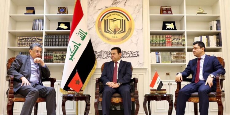 مستشار الامن القومي العراقي يتباحث مع وزير العدل المغربي