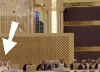 أميرة قطرية تحدد الشخص الجالس على مقعد بلادها أثناء كلمة الأسد في قمة جدة (صورة+فيديو))