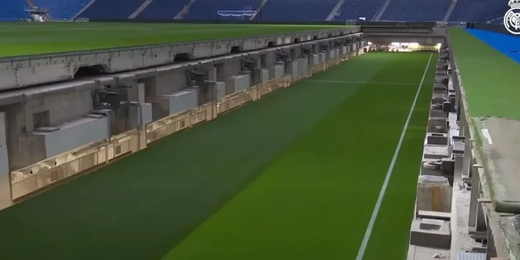 قابل للسحب بكبسة زر.. فيديو لملعب ريال مدريد “المذهل”