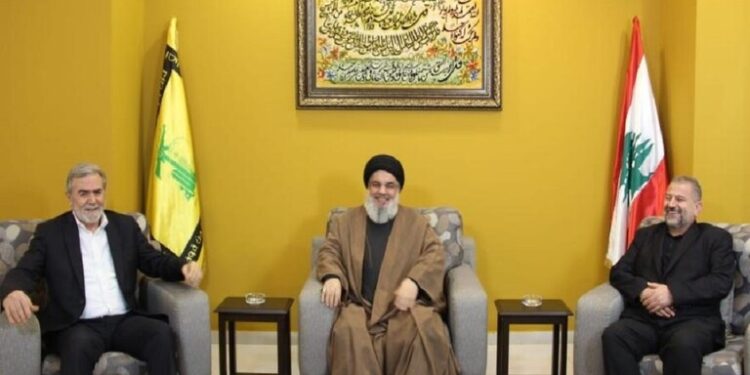 نصر الله يعقد اجتماعا هاما مع قادة حماس والجهاد الإسلامي في بيروت