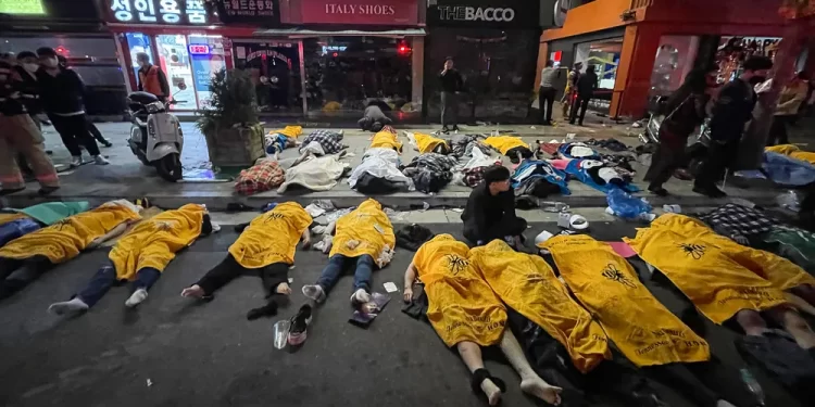 رعب حقيقي.. احتفال هالوين يقتل العشرات في كوريا الجنوبية