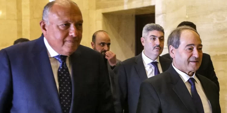 وزير الخارجية السوري يصل القاهرة