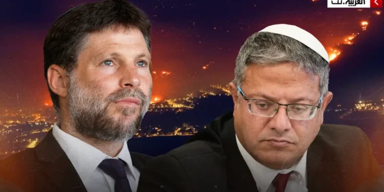 رداً على هجمات “حزب الله”.. وزيران إسرائيليان يدعوان لحرق لبنان